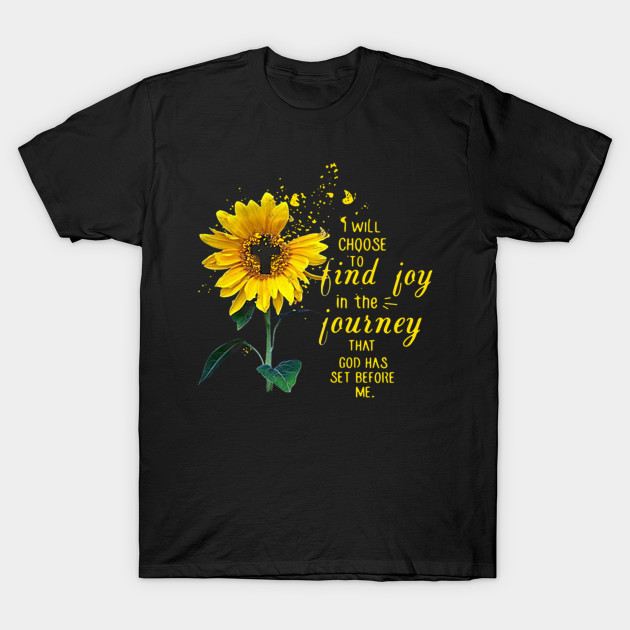 Christian Cross Sunflower God Quotes by Ohooha